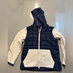 NWT The north face toddler girls zip up sweater/jacket